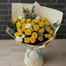 Букет цветов из:  Розы в Прогресс