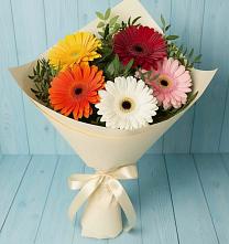 Букет цветов из:  Герберы в Прогресс