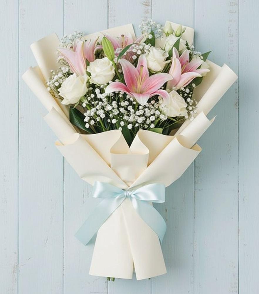 Букет цветов из: Лилии в Прогресс