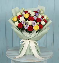 Букет цветов из:  Розы в Прогресс