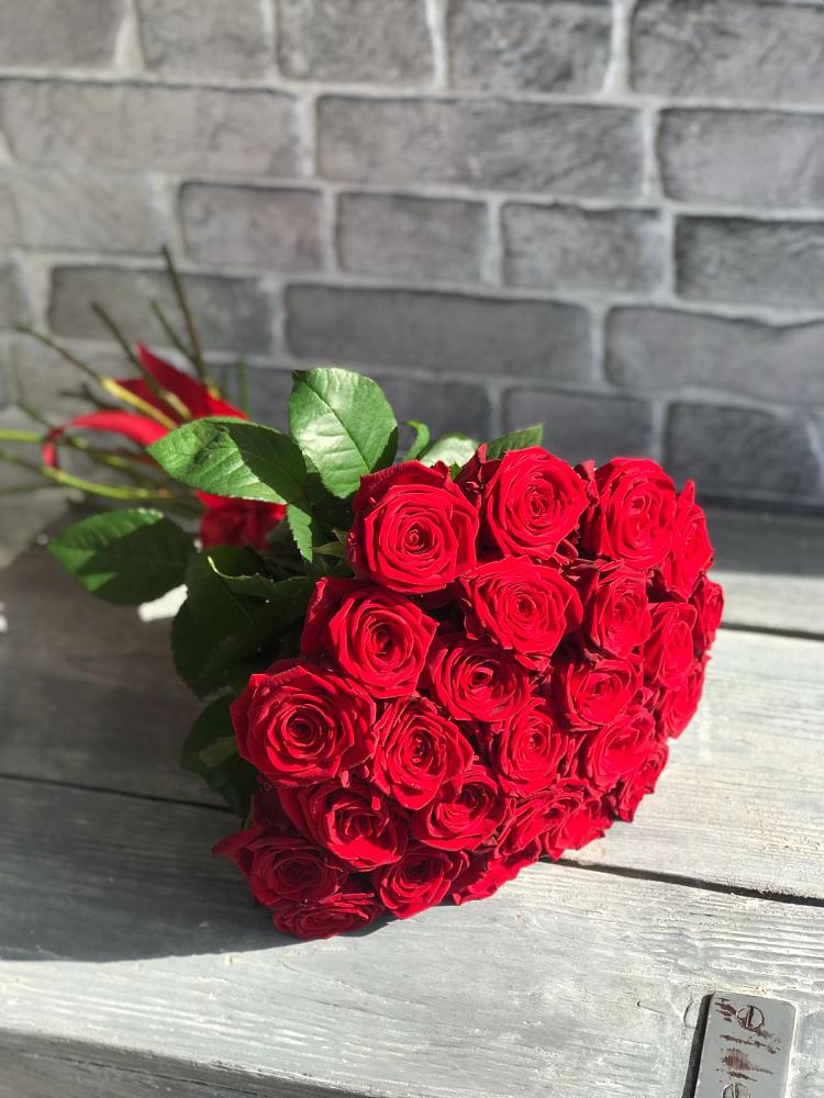 Букет Красные розы Фридом в Прогресс