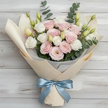 Букет цветов из:  Лизиантусы #REPLACE_PRED# Прогресс