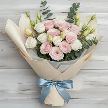 Букет цветов из:  Лизиантусы в Прогресс