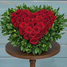 Цветочная композиция из Розы в виде сердца #REPLACE_PRED# Прогресс