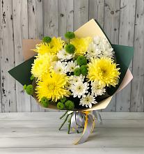 Букет цветов из:  Хризантемы в Прогресс