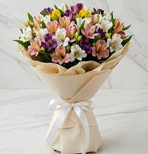 Букет цветов из:  Альстромерии в Прогресс