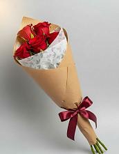 Букет цветов из:  Розы в Прогресс