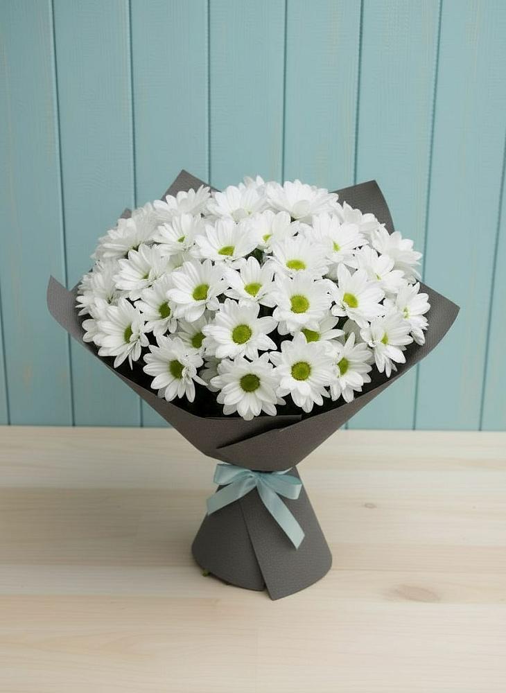 Букет цветов из: Хризантемы в Прогресс