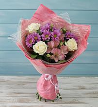 Букет цветов из:  Герберы в Прогресс