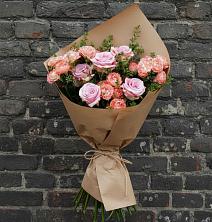 Букет цветов из:  Розы в Прогресс
