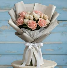Букет цветов из:  Розы #REPLACE_PRED# Прогресс