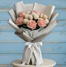 Букет цветов из:  Розы в Прогресс