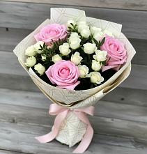 Букет цветов из:  Розы в Прогресс