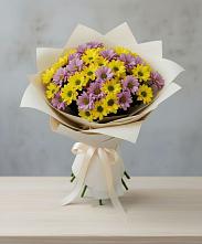 Букет цветов из:  Хризантемы в Прогресс