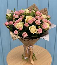 Букет цветов из:  Розы в Прогресс