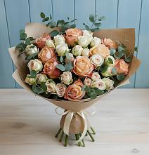 Букет цветов из:  Альстромерии и Розы #REPLACE_PRED# Прогресс