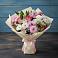 Букет цветов из: Хризантемы, Альстромерии и Розы в Прогресс